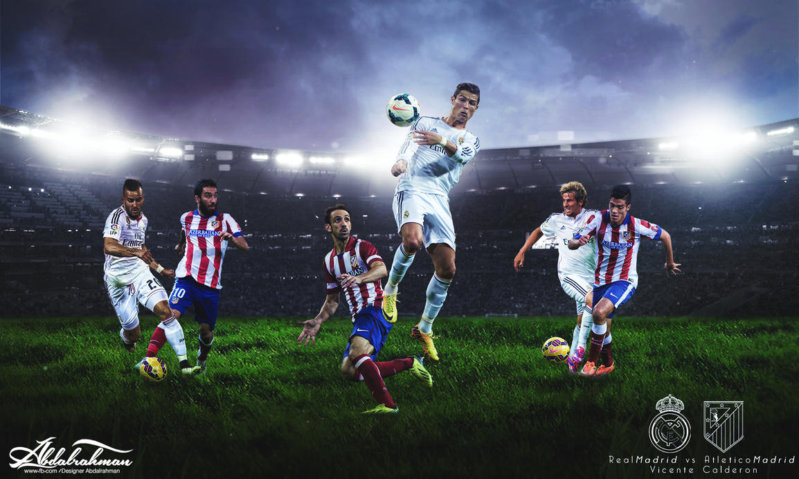 Wallpaper Real Madrid Vs Atletico Madrid 2015 By Designer