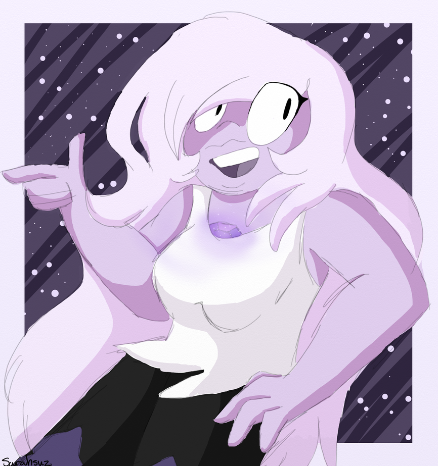 OML I love Amethyst! shes my FAVORITE from Steven universe!!! idk if you guys know but I'm a BIG fan of steven universe!!! I love it so much its my favorite TV show! and SMOL purple Amethyst is my ...