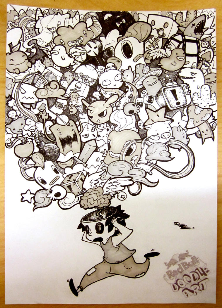 Redbull Doodle Art Comp Entry By Machinegunkicks On DeviantArt