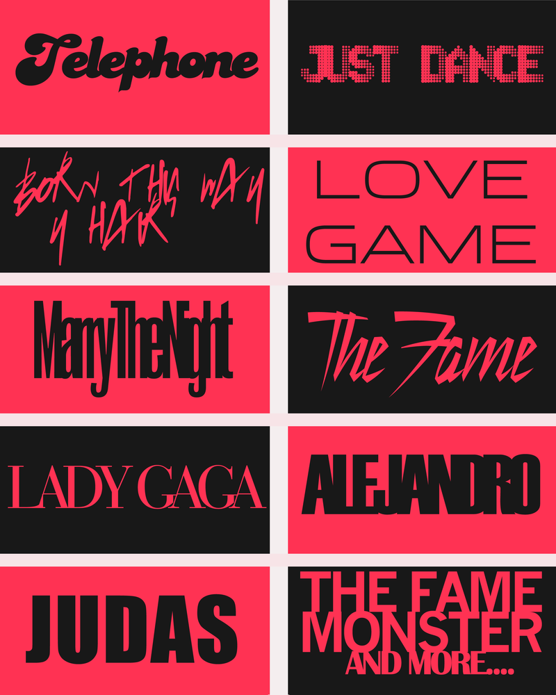 Lady Gaga Fonts by BMaraj on DeviantArt