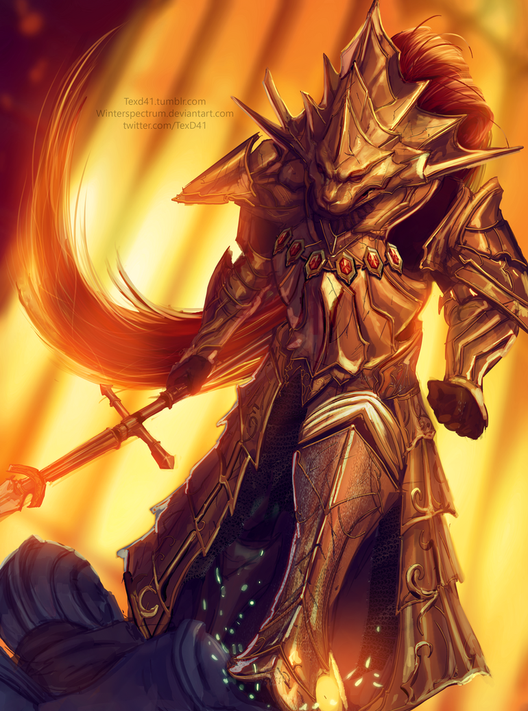 Dark souls- Dragonslayer Ornstein by WinterSpectrum on DeviantArt