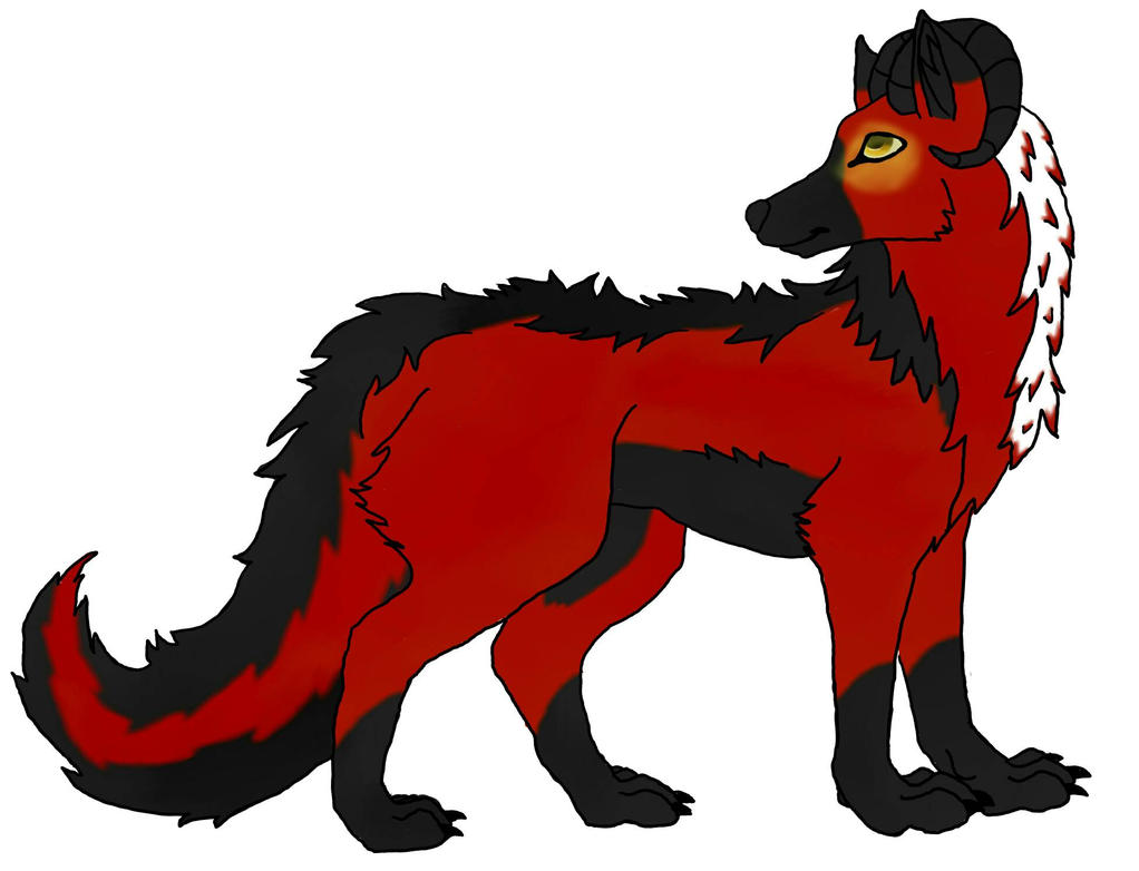 WIP horned wolf 6 by CrimsonFoxDesign on DeviantArt