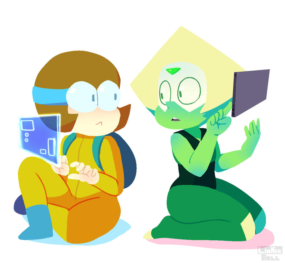 OK K.O.'s newest character reveal, Dendy gave me some serious Peridot feels. It's like Peridot and Velma from scooby doo had a child. Dendy(C) OK K.O. Peridot(C) Steven Universe