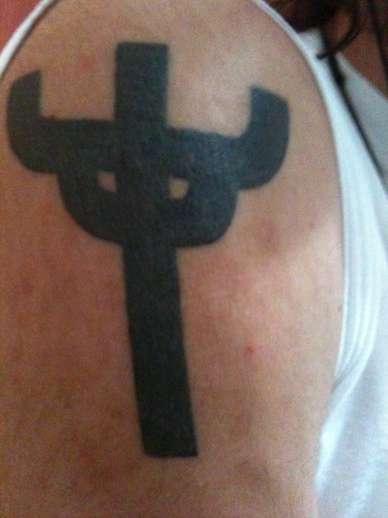 Tattoo: Judas Priest Cross by Alpha42 on DeviantArt
