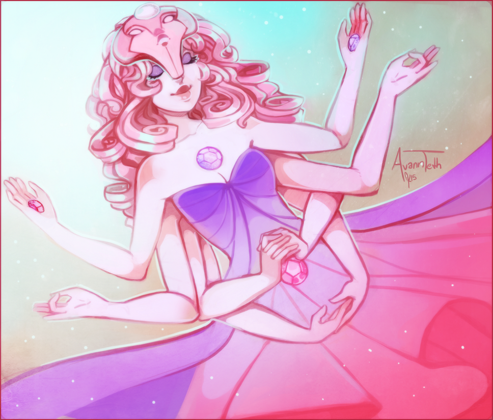 tumblr loved the butts out of this so I thought I'd post it my color interpretation of the Temple Goddess on Steven Universe! speed paint: www.youtube.com/watch?v=EoDC2d…