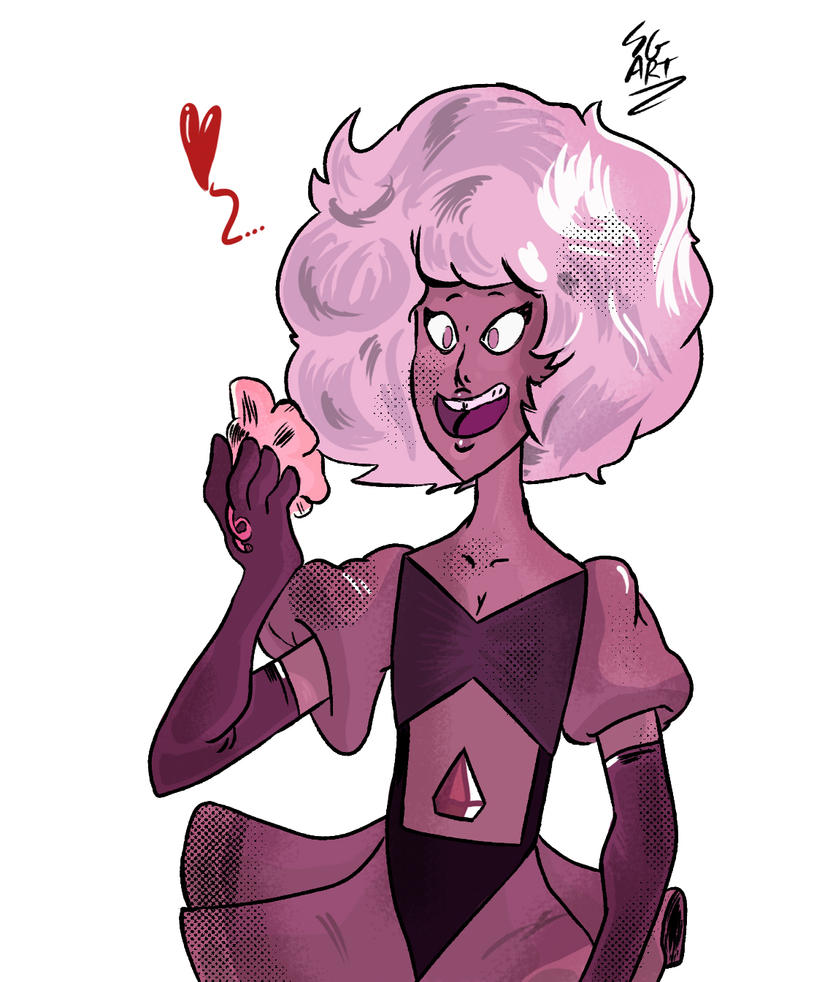 Pink Diamond's hair looks like cotton candy and I love it!