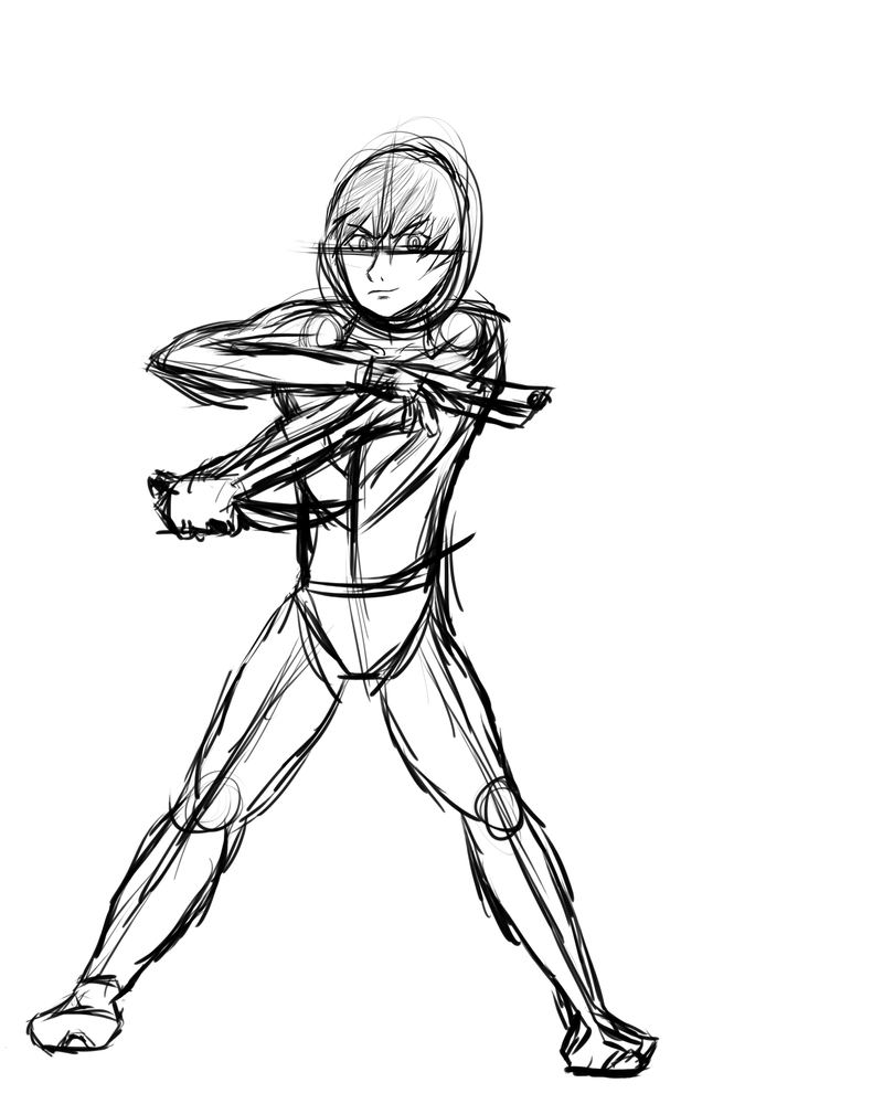 Sketch A Day 06 - Human Weapon by Xypter on DeviantArt