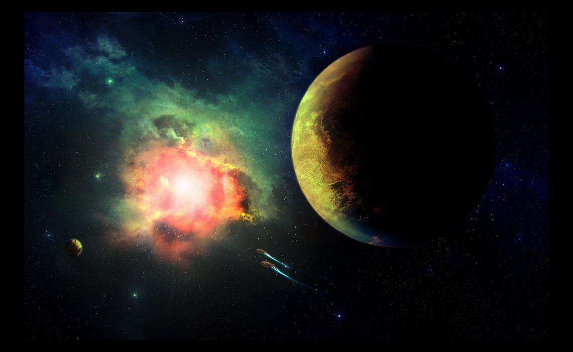 Звёздное небо и космос в картинках - Страница 28 Exploding_star_by_fugascz-d5rrtmy