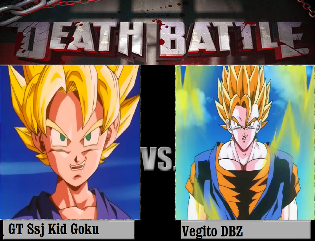 Gt Ssj Kid Goku Vs Vegito Dbz By Keyblademagicdan On Deviantart