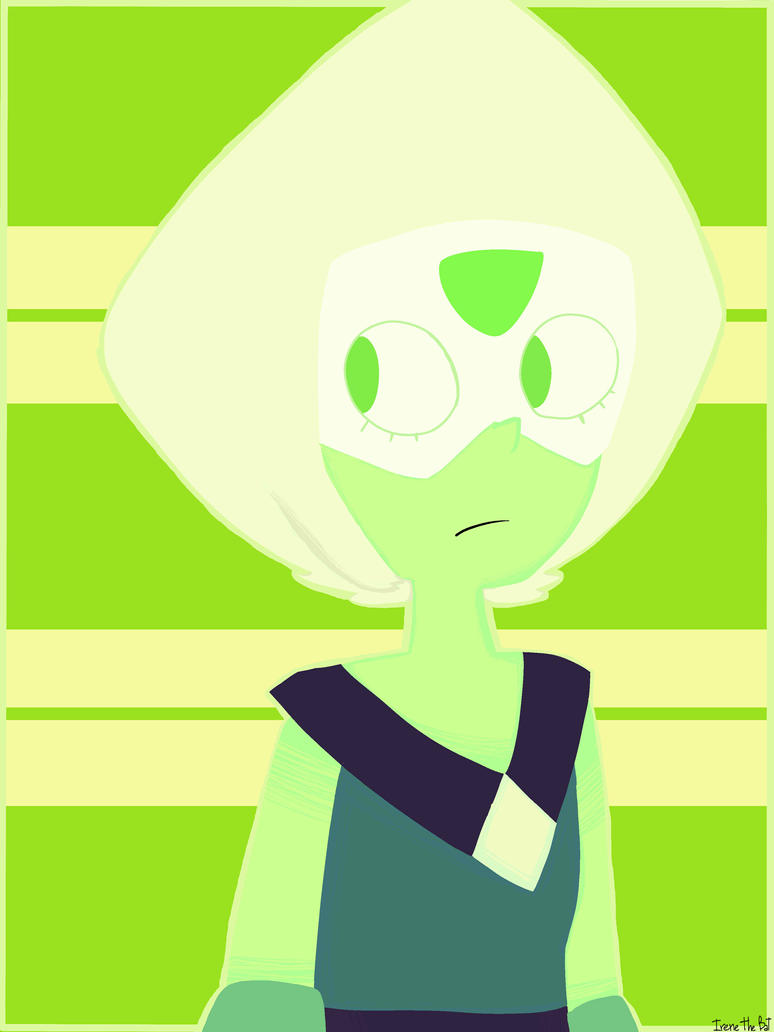 ... I tried to draw Peridot. It's the first time sorry not sorry- it sucks so much but I love too much Peridot :'0