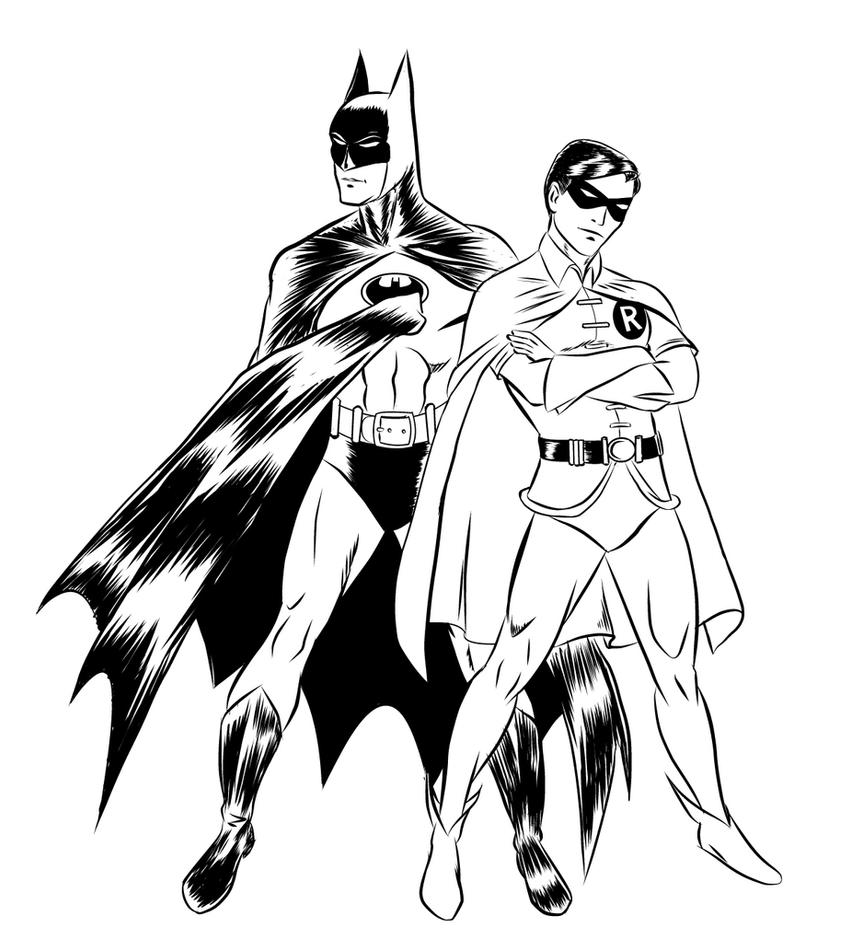 Batman and Robin, circa 1980 by JimMcClain on DeviantArt