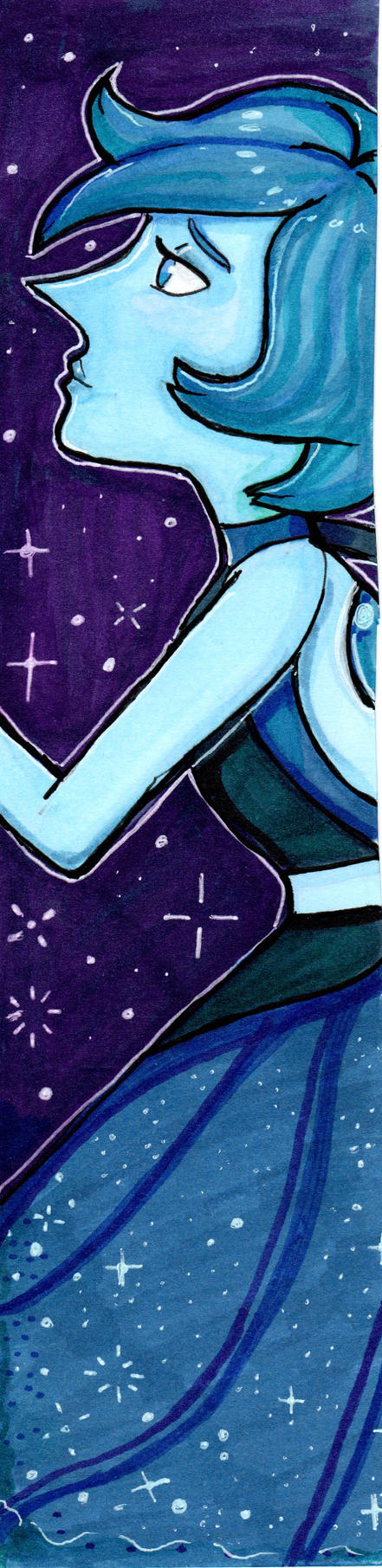 Lapis Lazuli from Steven Universe! Done with markers