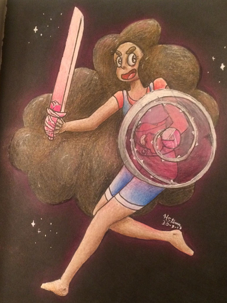 I just got a deviant art and I’m really excited! Here’s some Steven Universe stevonnie fan art!