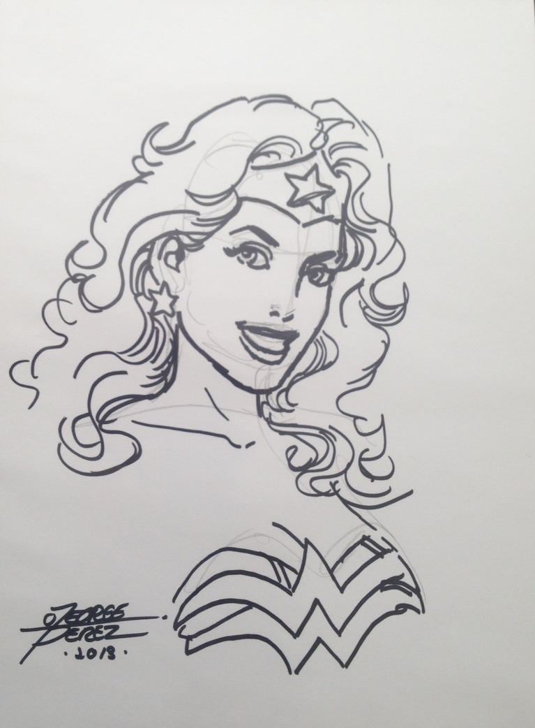 Wonder Woman by George Perez by BillRomanelli on DeviantArt