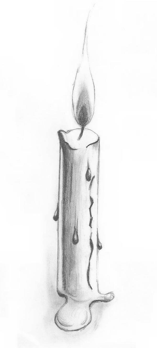 Candle quick sketch by gforce7 on DeviantArt