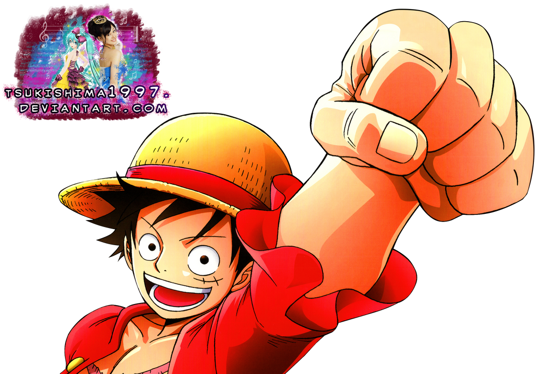 One Piece: Luffy render by Tsukishima1997 on DeviantArt