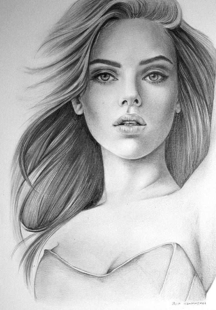 Scarlett Johansson by saraly